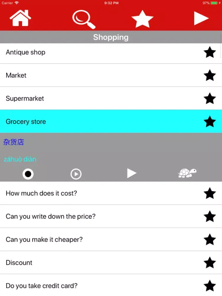 Tangkapan layar Basic Chinese For Traveller iPad 