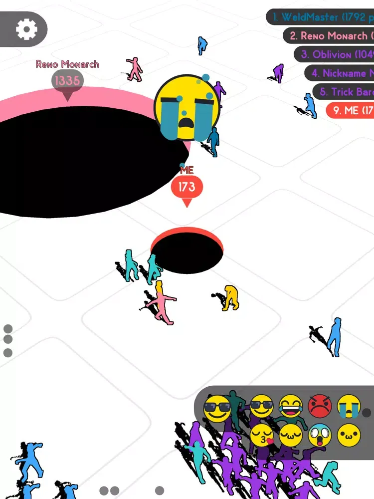 Capturas de pantalla de Hole VS Crowd iPad 