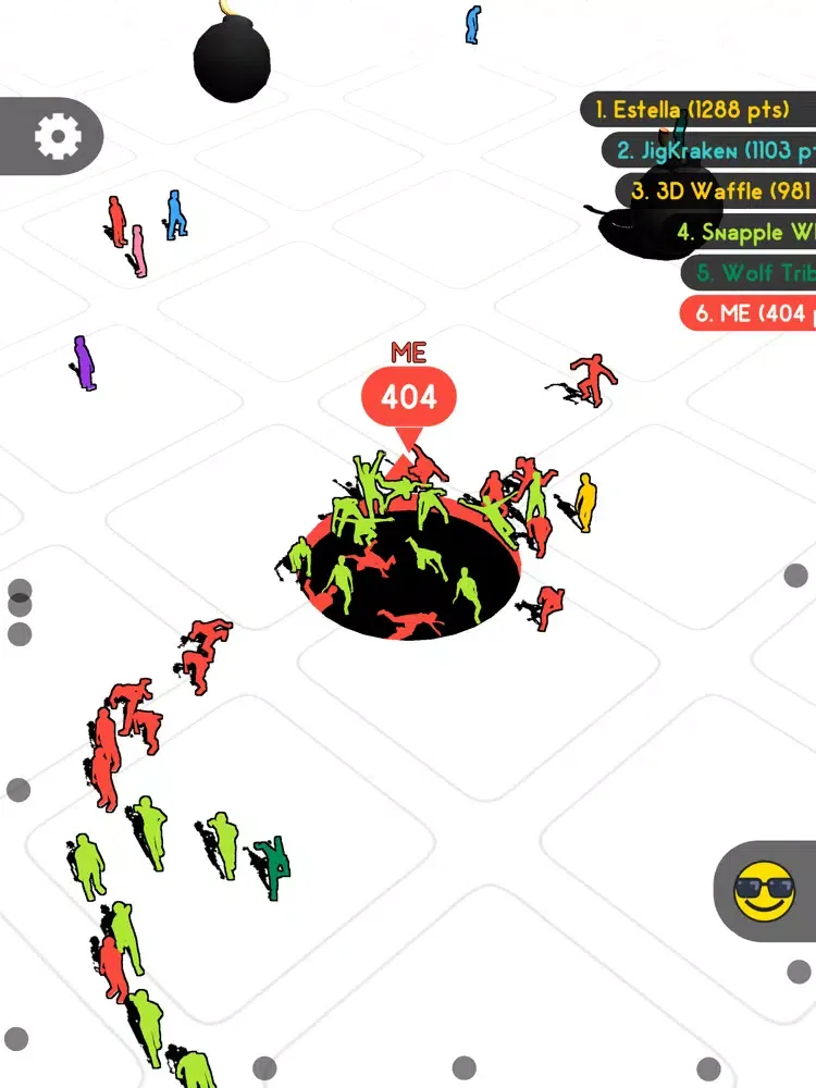 Capturas de pantalla de Hole VS Crowd iPad 
