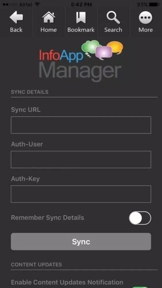 Capturas de tela do InfoApp Manager 2013