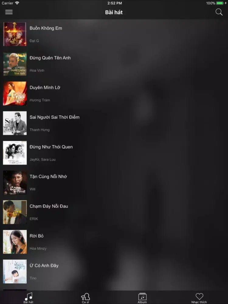 Capturas de pantalla de iNhac VN iPad 