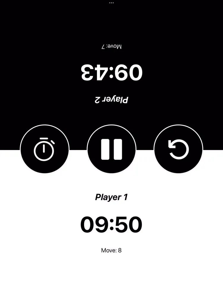 Chess Timer/Clock iPad  スクリーンショット