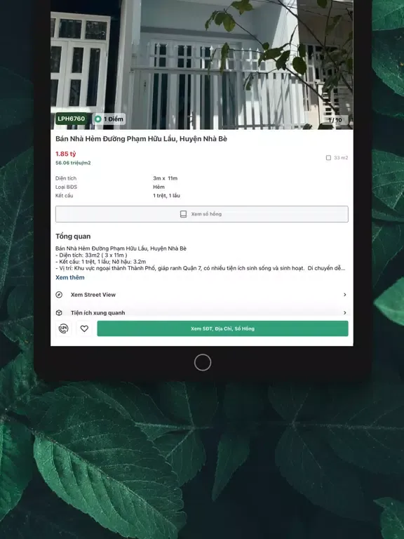 LP Home-Mạng Lưới Tình Báo BĐS iPad  Screenshots