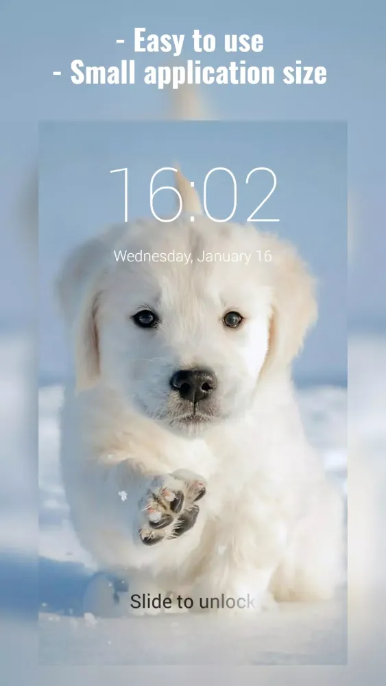 Labrador Lock Screen স্ক্রিনশট