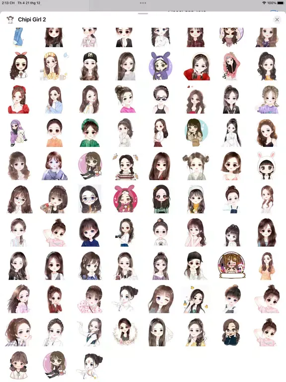 تصاویر Chipi Girl 2 iPad 