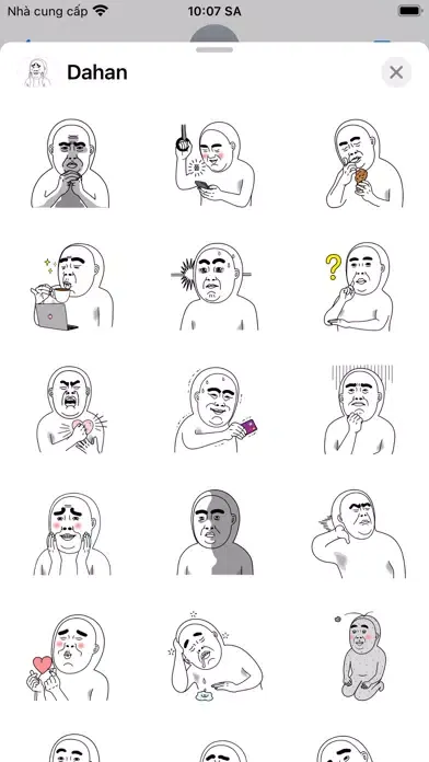 Dahan Stickers Screenshots