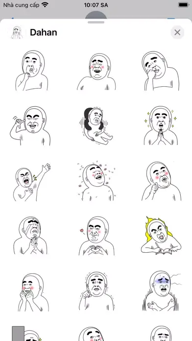 Dahan Stickers Screenshots