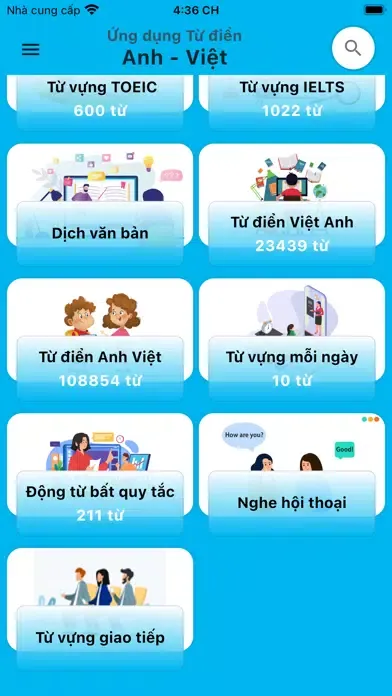 Screenshot di Từ điển E - V