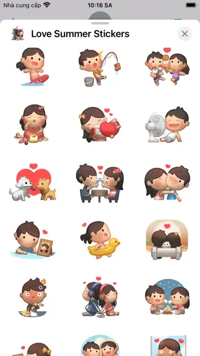 Love Summer Stickers應用截圖