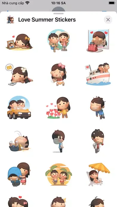 Love Summer Stickers應用截圖