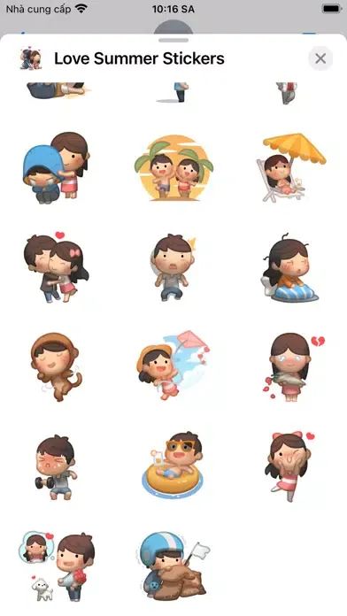 Love Summer Stickers應用截圖