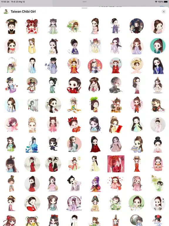 ภาพหน้าจอของ Taiwan Chibi Girl iPad 