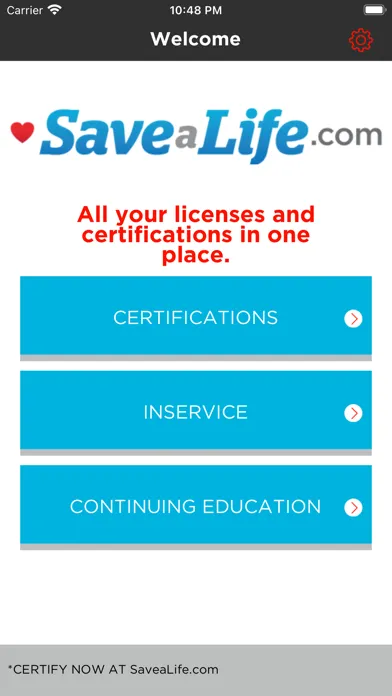 CertAlert+ Med License Manager應用截圖