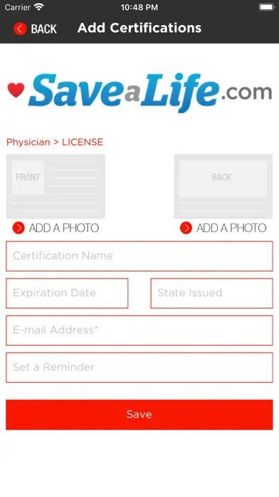 CertAlert+ Med License Manager應用截圖
