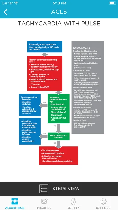 MediCode- ACLS, PALS, BLS, CPR应用截图