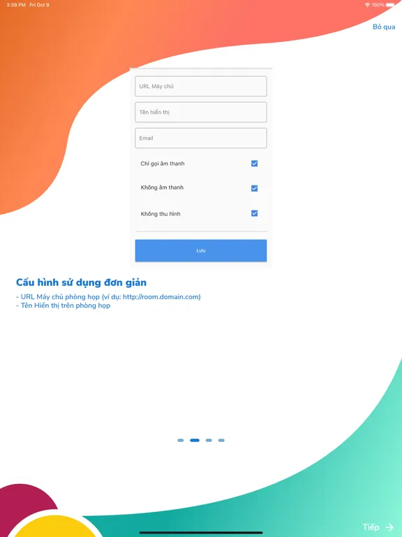 JOIN MEETING iPad  Screenshots
