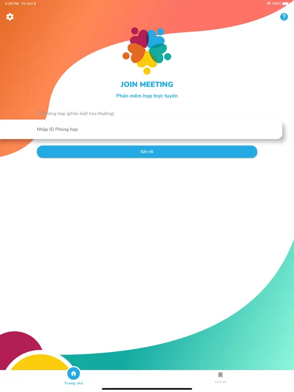 JOIN MEETING iPad  Screenshots