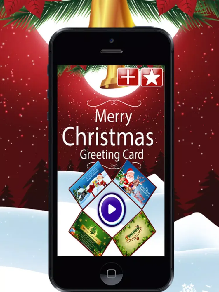 Capturas de pantalla de Merry Christmas & Happy Near Greeting Cards iPad 