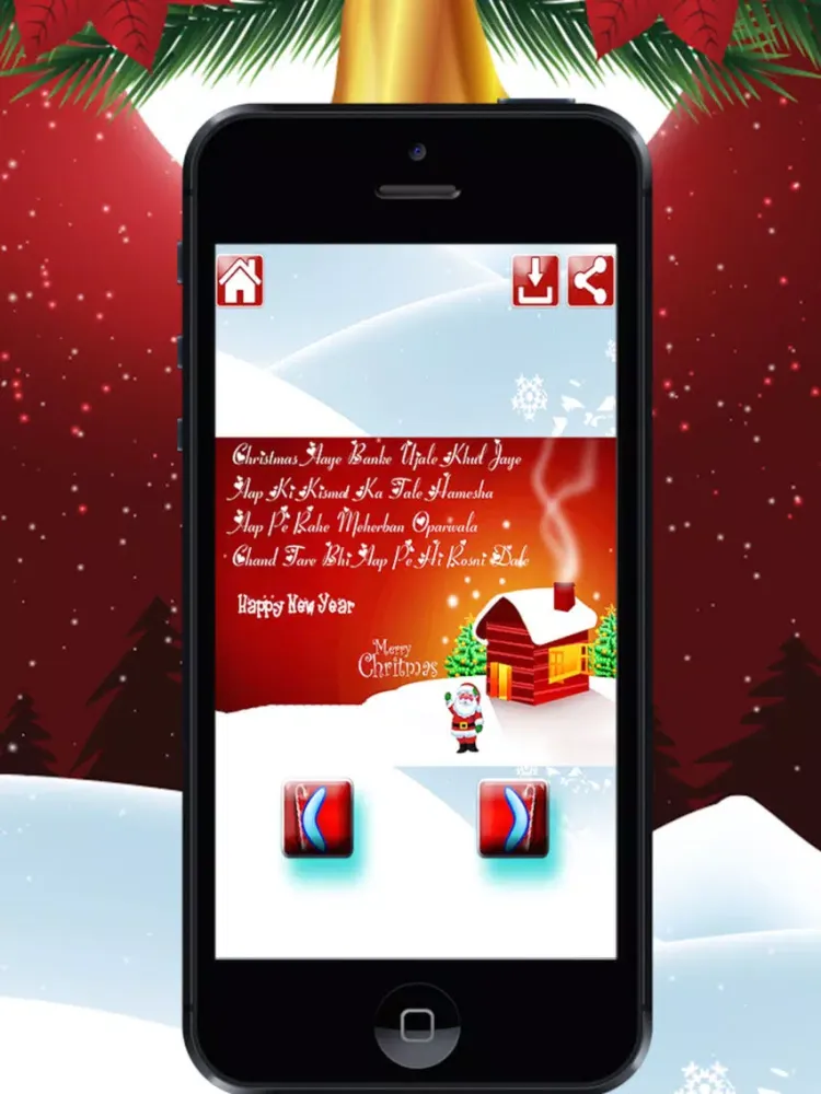 Capturas de pantalla de Merry Christmas & Happy Near Greeting Cards iPad 