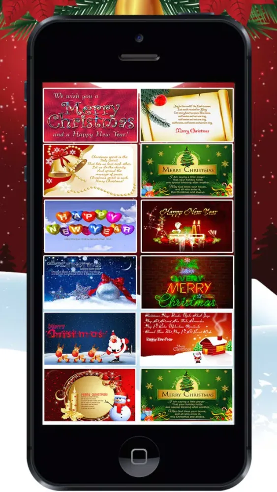 Capturas de pantalla de Merry Christmas & Happy Near Greeting Cards