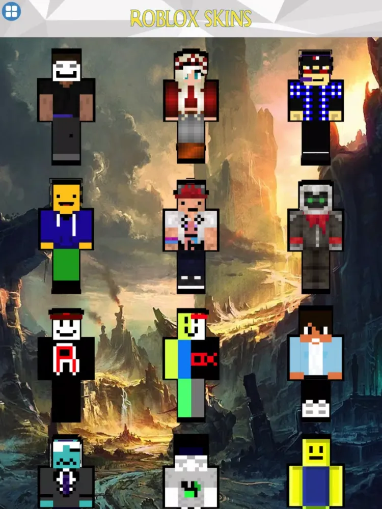 Ảnh chụp màn hình của FNAF Roblox and Baby Skins for Minecraft PE iPad 