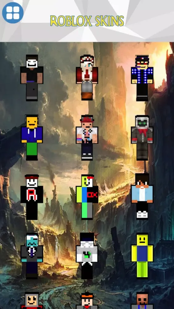 Ảnh chụp màn hình của FNAF Roblox and Baby Skins for Minecraft PE
