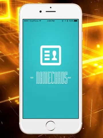 Tangkapan skrin NameCards.IO iPad 