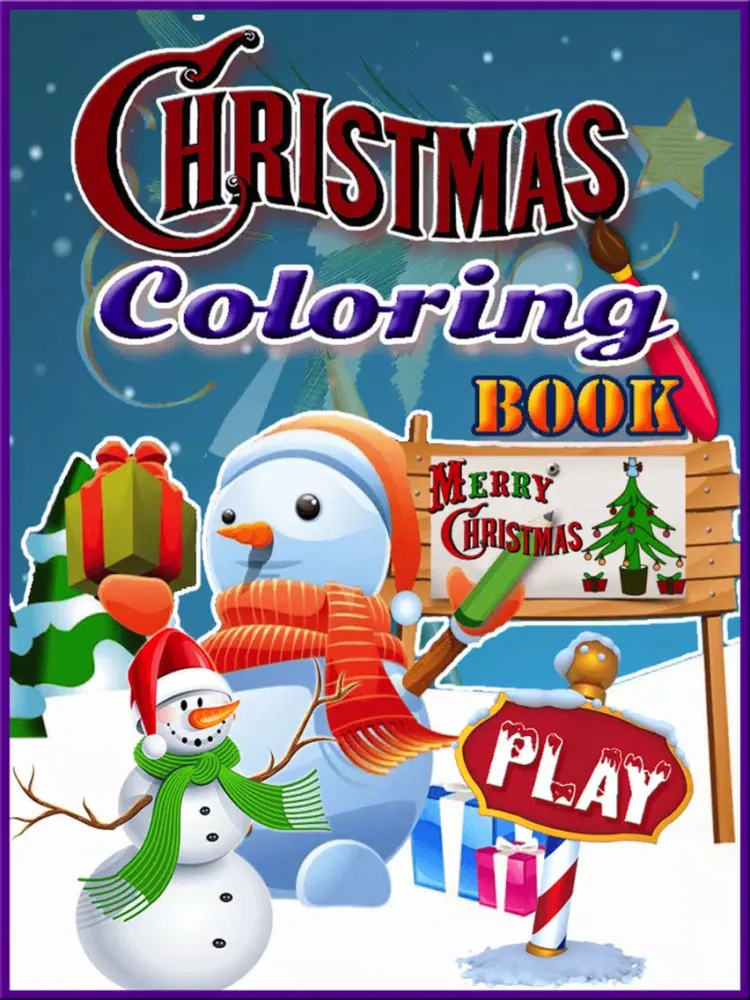 WOW! Christmas Coloring pages for kids & Adult iPad  Screenshots