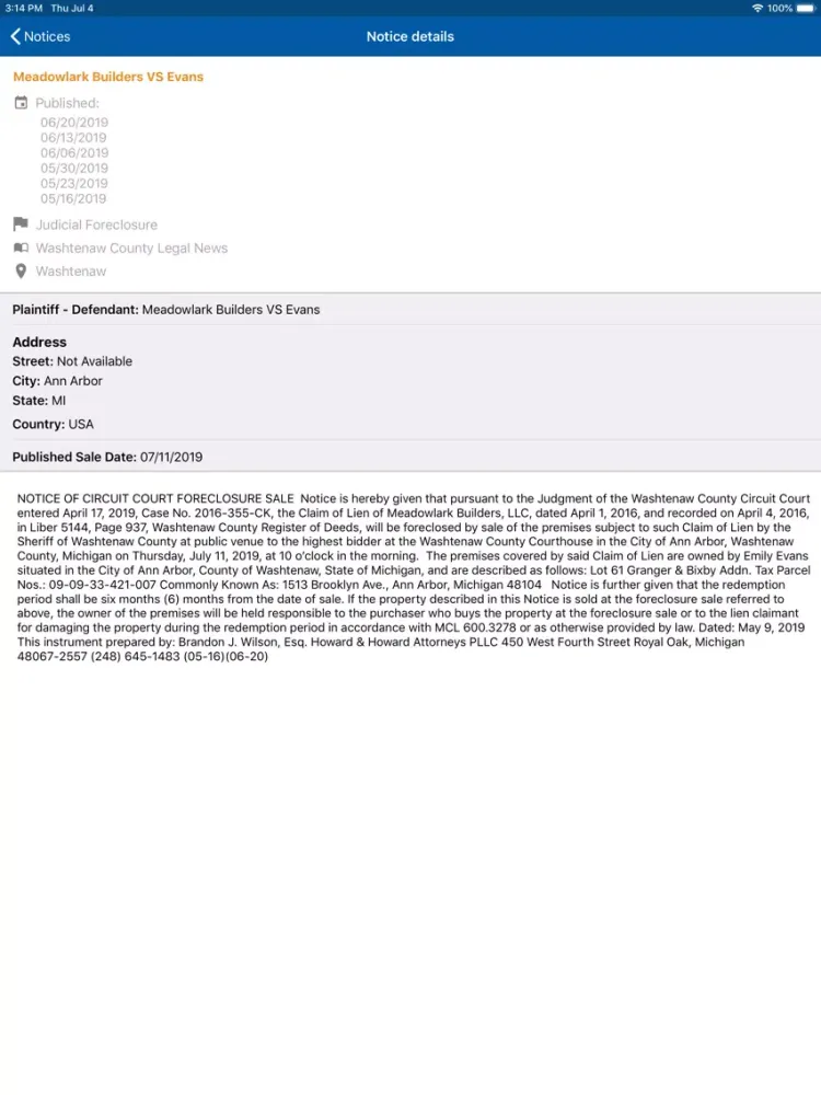 تصاویر Public Notices iPad 