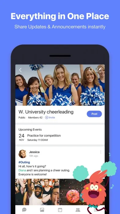 Capturas de tela do BAND - App for all groups