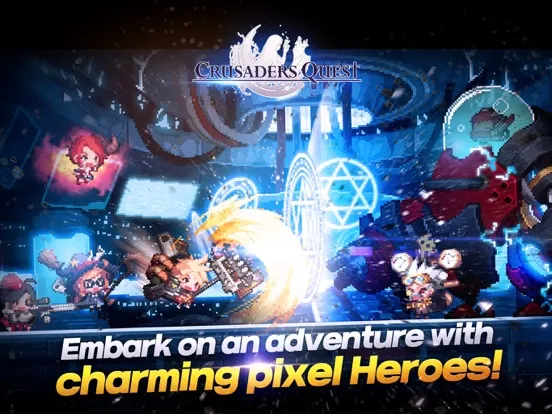 Crusaders Quest iPad  سکرین شاٹس