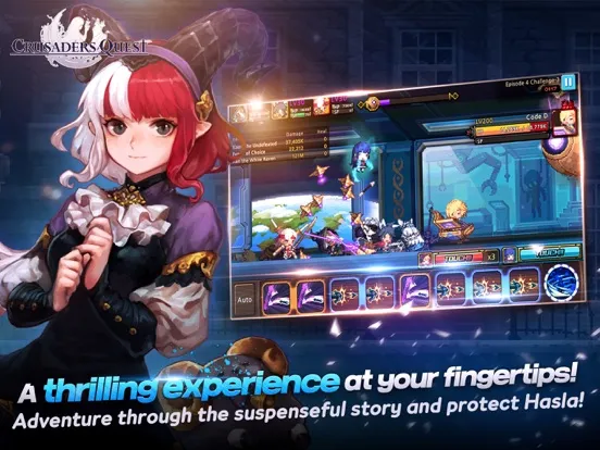 Crusaders Quest iPad  سکرین شاٹس