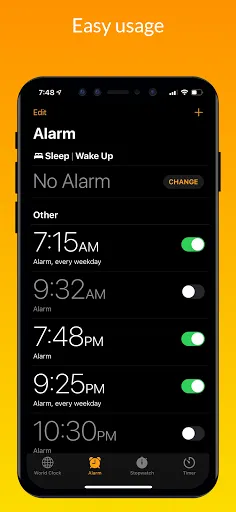 Clock iOS 16 - Clock Phone 14 스크린샷