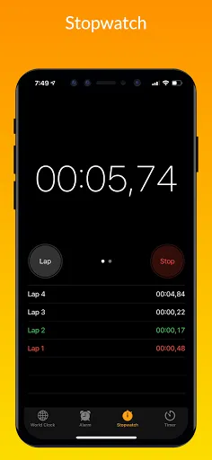 Clock iOS 16 - Clock Phone 14 스크린샷