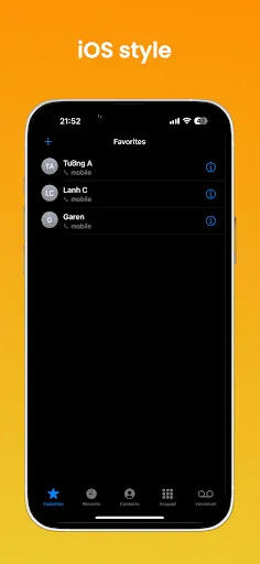 iCall iOS 17 – Phone 15 Call应用截图