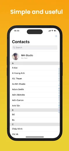 iContacts – iOS 17 Contacts Screenshots