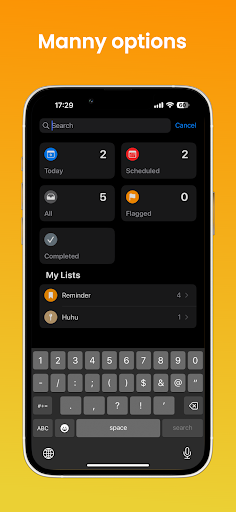 Keyboard iOS 17 Screenshots