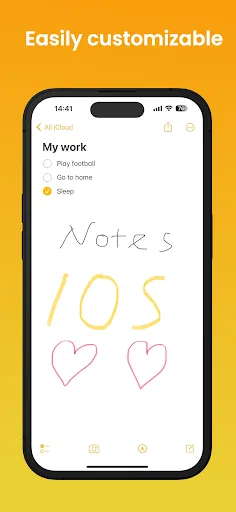Note OS 17 - Phone 15 Notes Screenshots