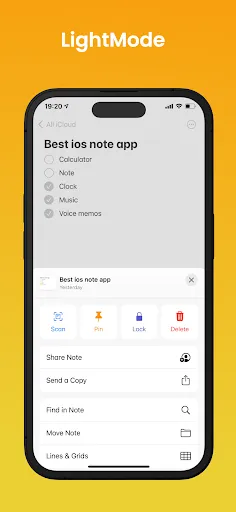 Note OS 17 - Phone 15 Notes Screenshots