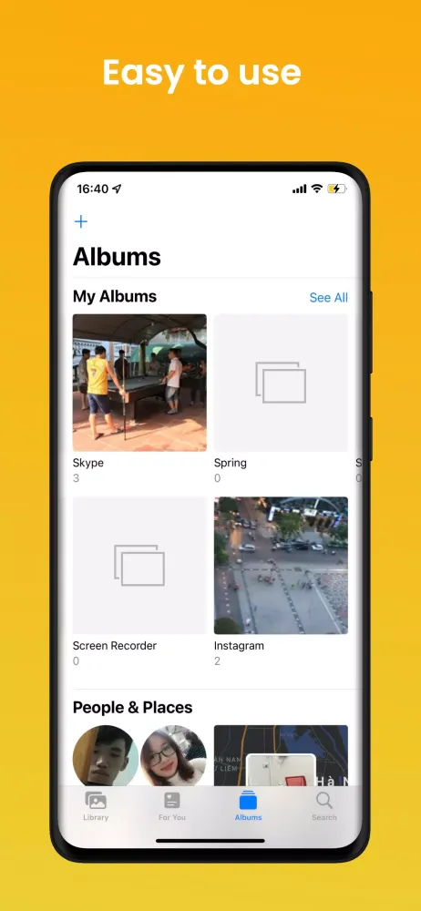 Photo Manager Phone 15 Screenshots