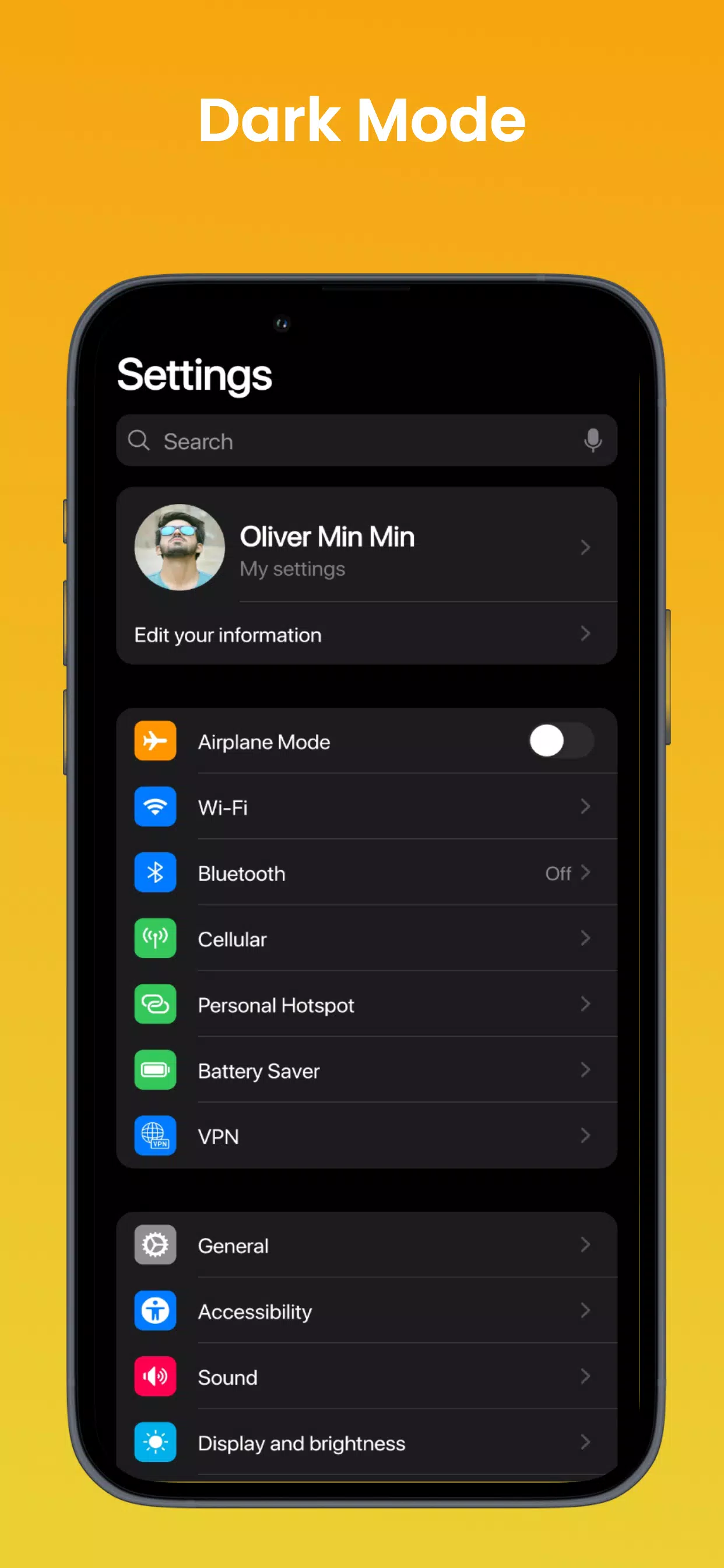 Phone16 Android Quick Settings Ekran Görüntüleri