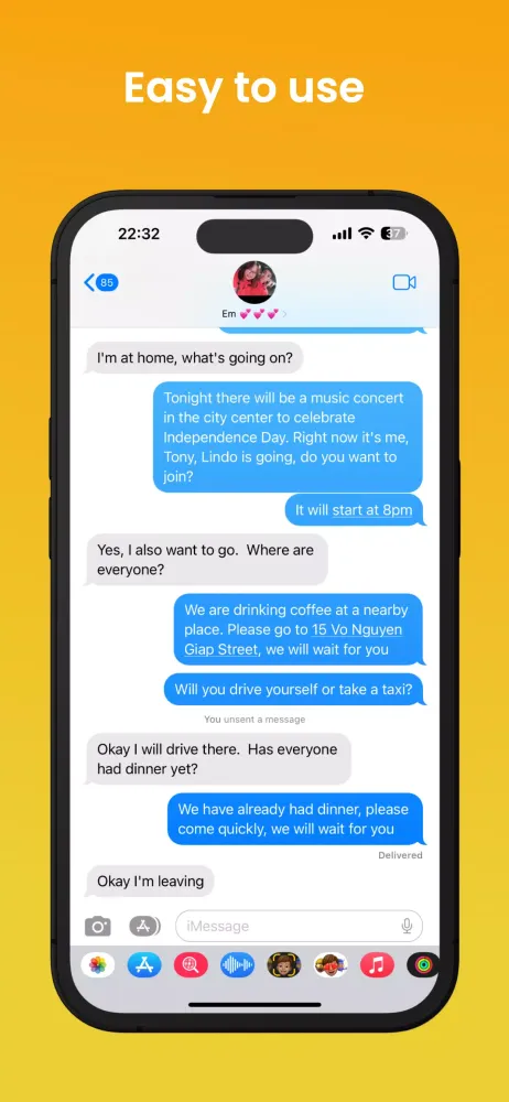 Messages Screenshots