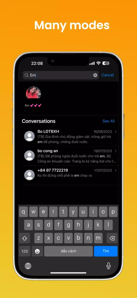 Messages Screenshots
