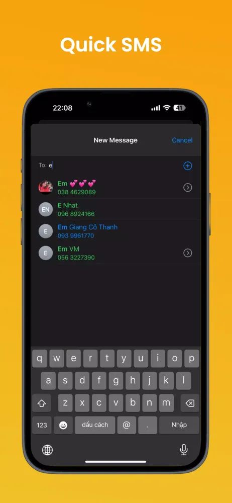 Messages Screenshots