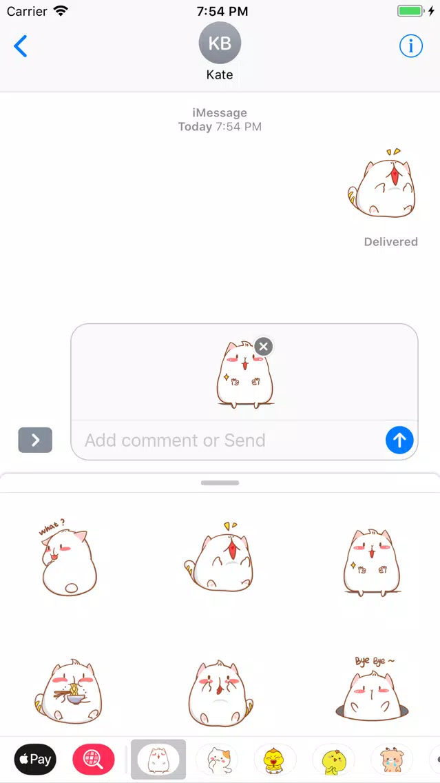 Fat Piggy Cute Stickers スクリーンショット