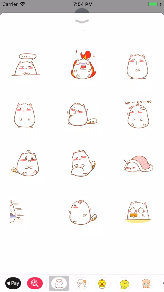 Fat Piggy Cute Stickers スクリーンショット
