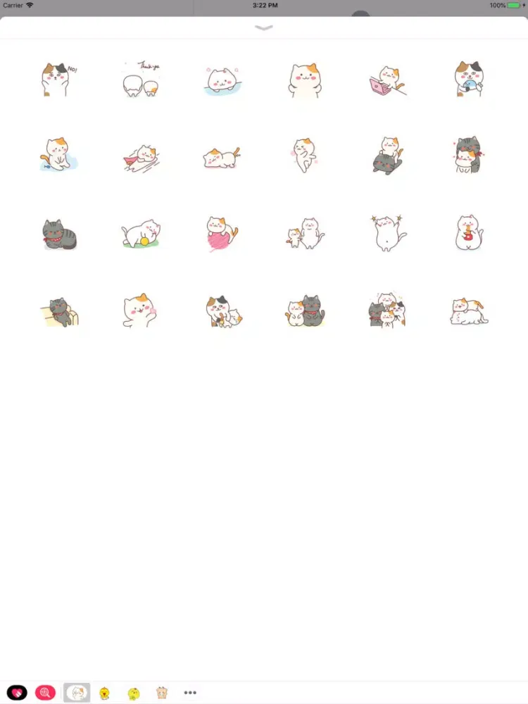 Captures d'écran de Kitty Tabby In Home Stickers iPad 