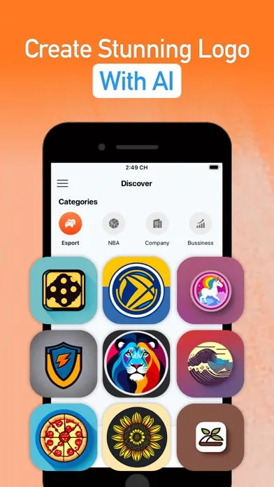 Capturas de pantalla de AI Logo Generator Logo Maker