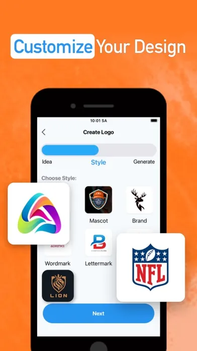 Capturas de pantalla de AI Logo Generator Logo Maker