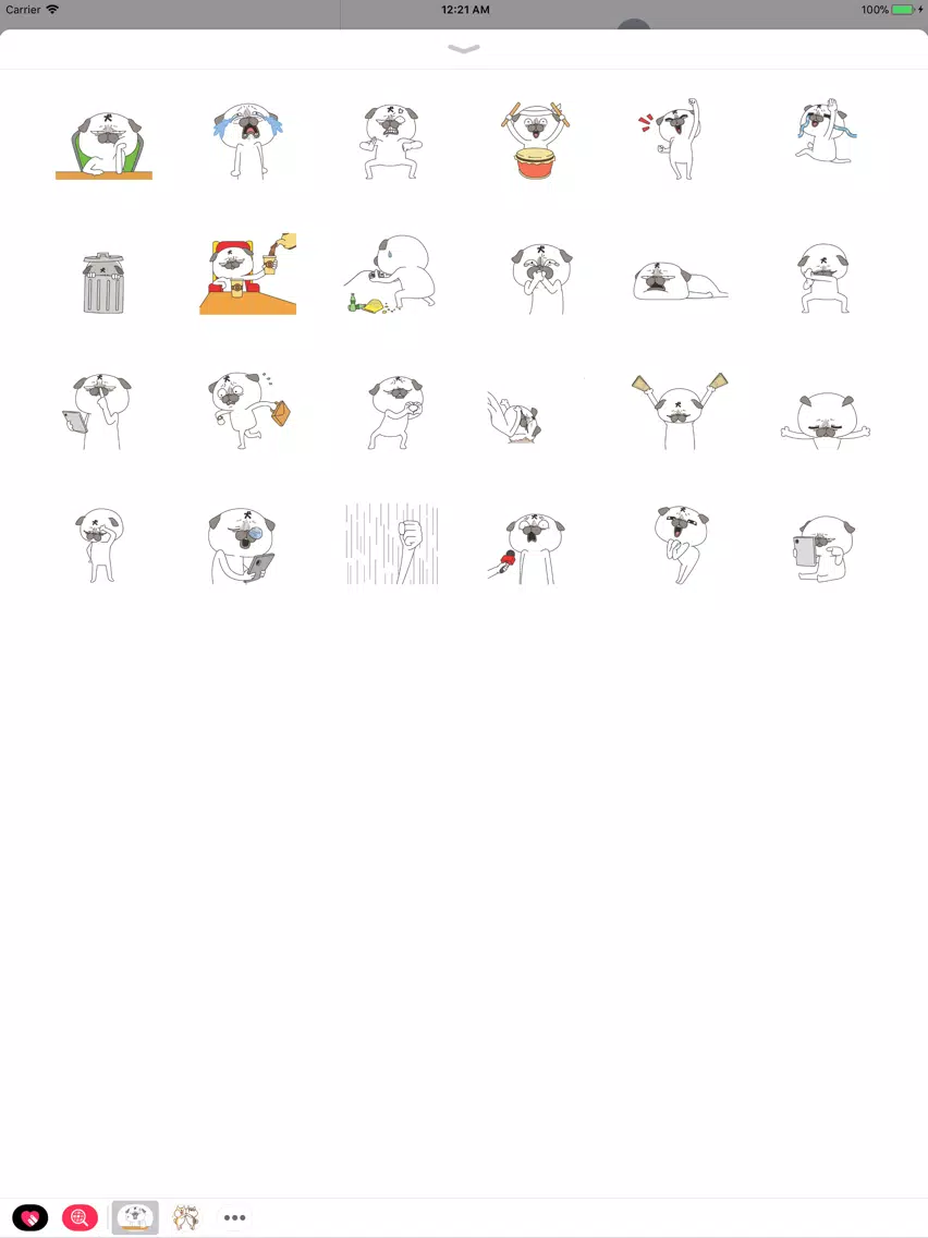 ShihTzu Doggie Stickers iPad  Screenshots